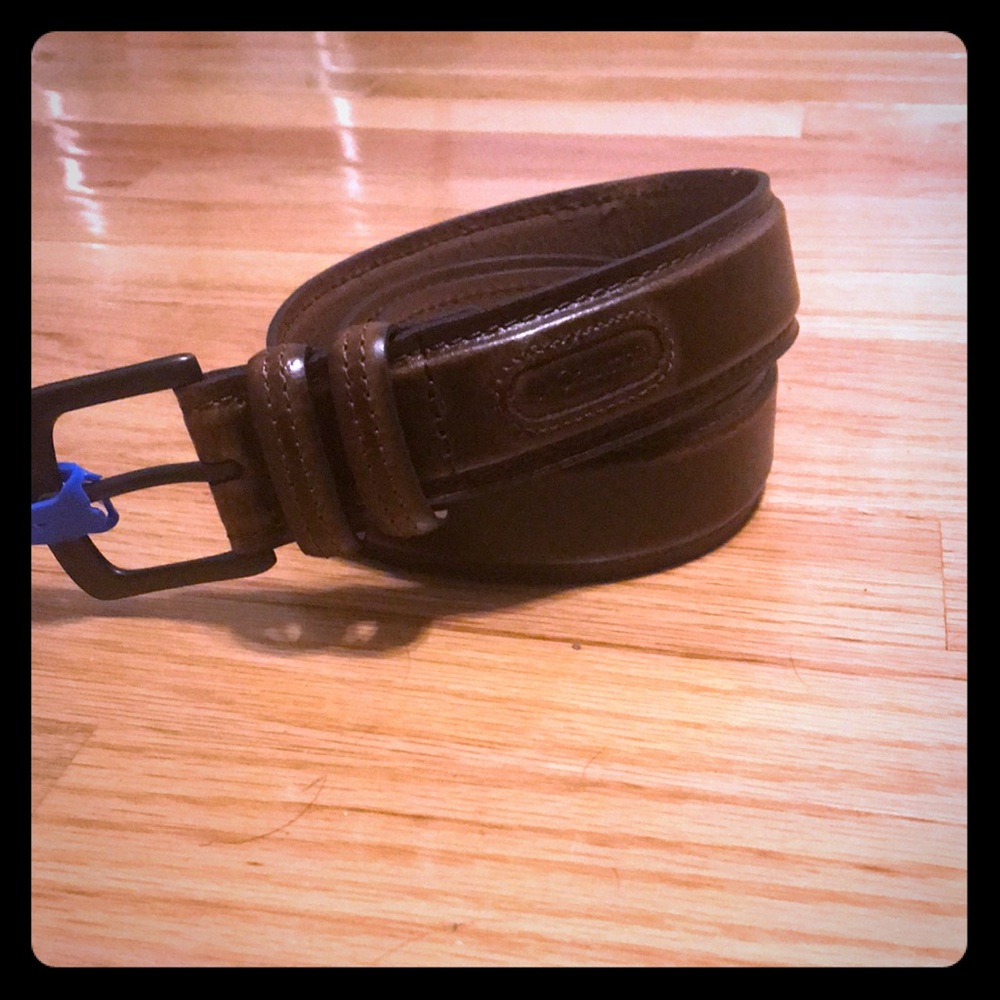 NEW Men’s Columbia leather belt, never worn